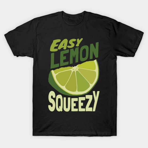 Vintage Lemon Squad Easy Vegan Squeezy T-Shirt by KewaleeTee